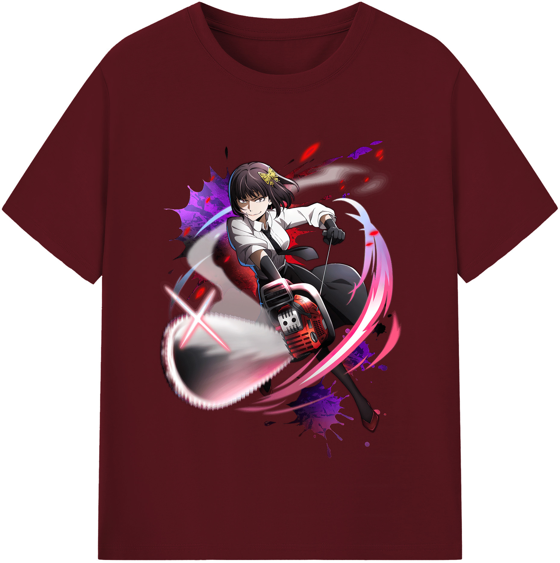 （画像用） 文豪ストレイドッグス Bungo Stray Dogs 綿100％半袖Tシャツ（フロントプリント）